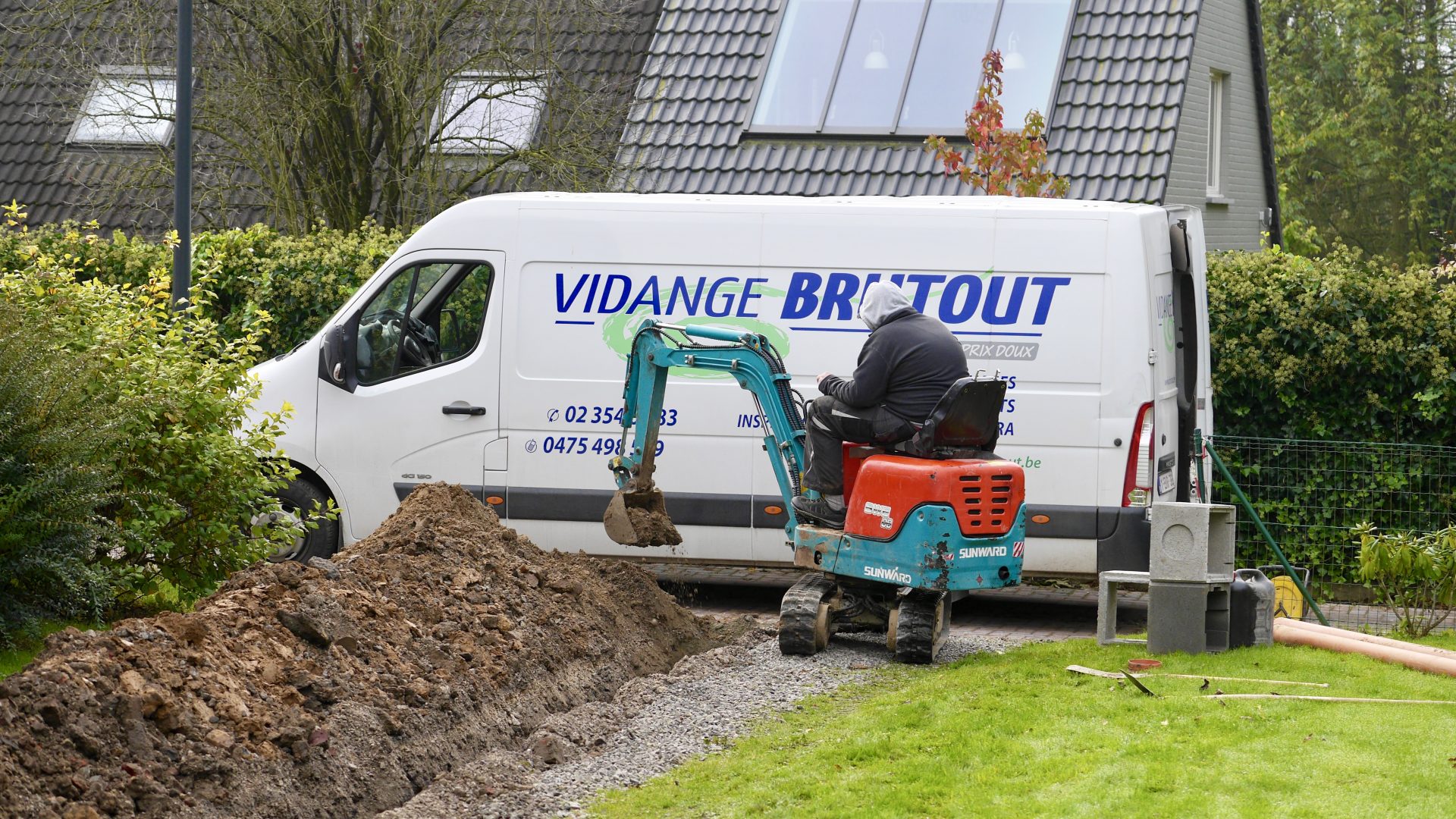 reparation des egouts Brabant Wallon