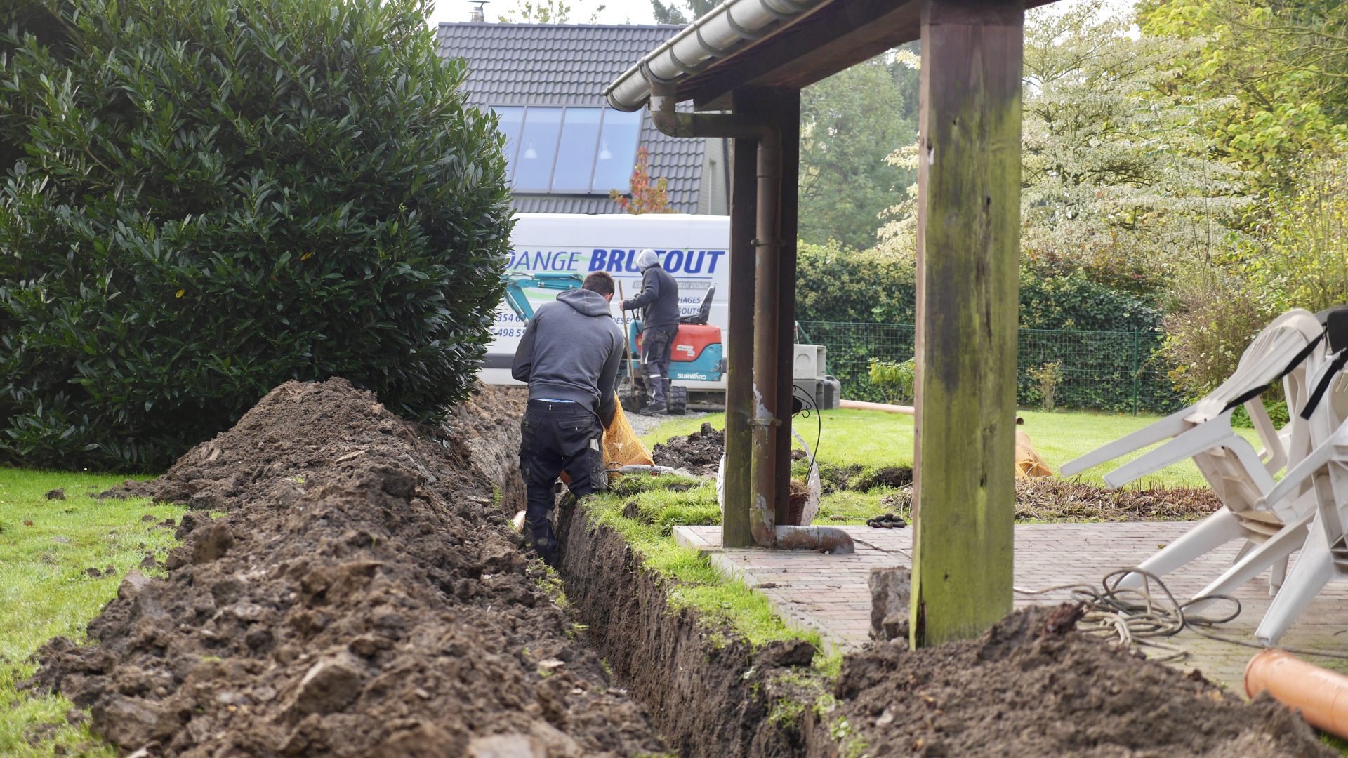 travaux egouts Brabant Wallon