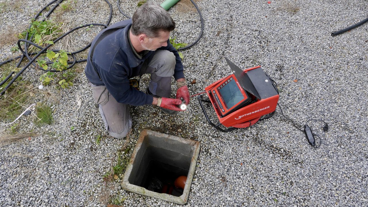 Inspection par caméra des égouts à Bruxelles, Brabant wallon